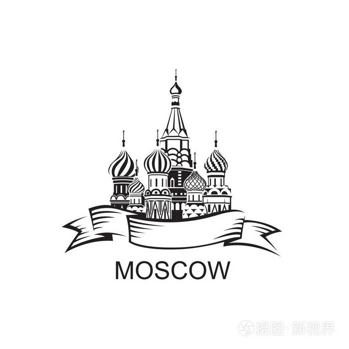 莫斯科圣瓦西里大教堂插画-正版商用图片0cm0hv-摄图新视界