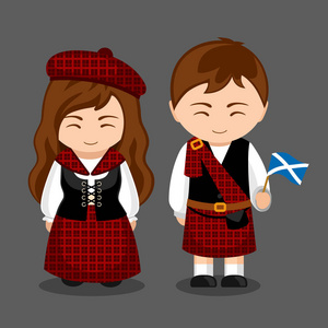 苏格兰人在民族服饰