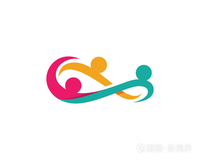 社区护理徽标