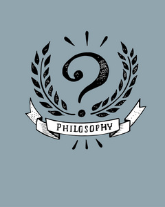 哲学花圈的问号