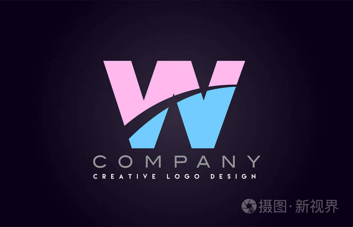 vvw字母字母联接字母标志设计