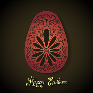 节日装饰华丽的复活节彩蛋