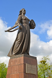 纪念碑俄罗斯母亲在加里宁格勒