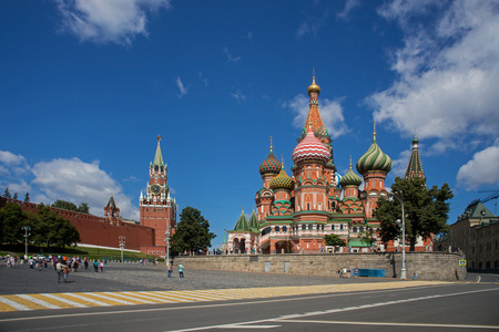 代祷大教堂圣罗勒的红场，莫斯科，俄罗斯