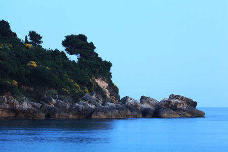 海景观宁静的海湾