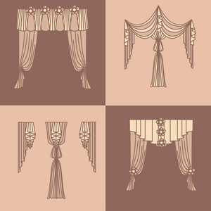 窗帘和窗帘室内装饰设计的想法实据