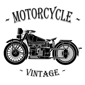 旧的老式摩托车