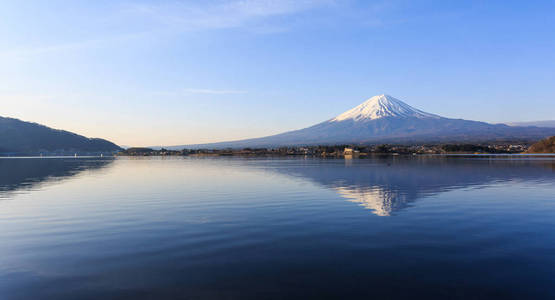 富士山在湖河口湖