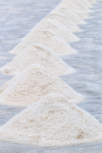 Naklua 大量的盐，在盐农场