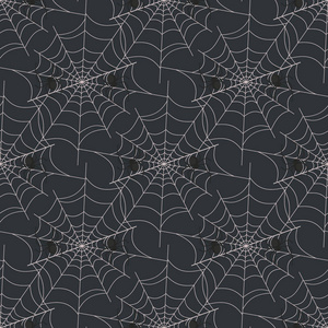 万圣节无缝模式矢量背景假日恐怖壁纸动漫幽灵