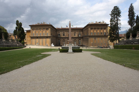 在佛罗伦萨意大利一些帅了细节皮蒂宫的视图