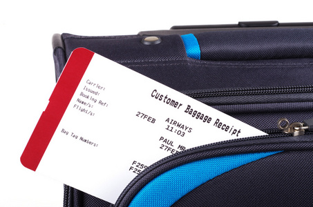 旅行包和航空行李标签