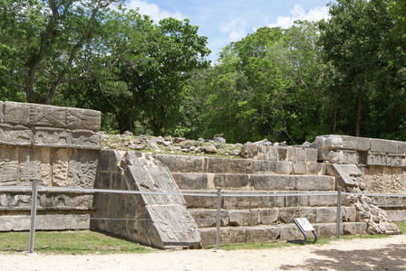 在奇琴伊察，墨西哥尤卡坦半岛的玛雅废墟