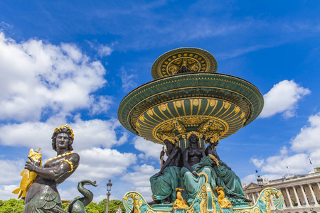 巴黎河流域喷泉