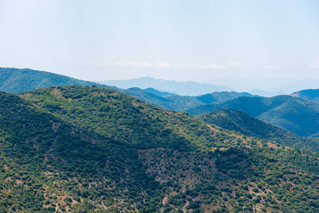 Siurana de Prades Tarragona Catalunya Spai的岩石景观