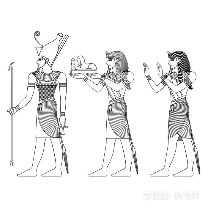 法老,埃及古老的符号插画-正版商用图片0da6pl-摄图新视界