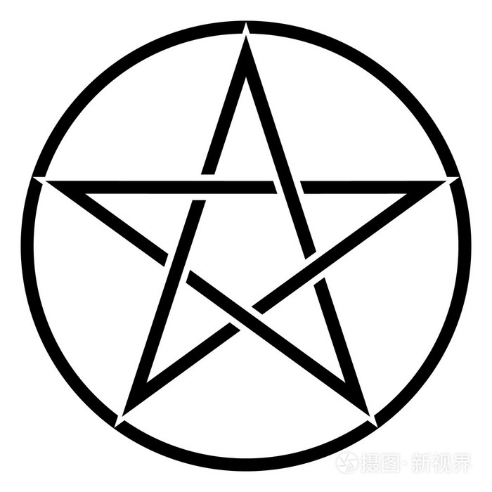 五芒星符号矢量
