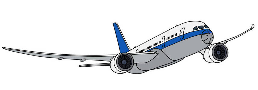 白色的喷气航空公司图片