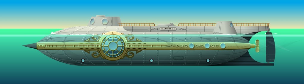 尼摩船长鹦鹉螺艘潜艇