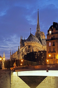 巴黎圣母院照亮