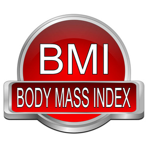 Bmi身体质量指数按钮3d 图