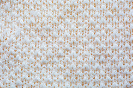 白色针织羊毛纹理背景