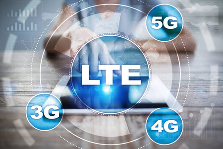 Lte 网络。5g 移动互联网和技术概念