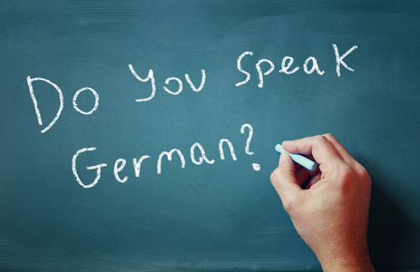 你会说写在黑板上的德语吗