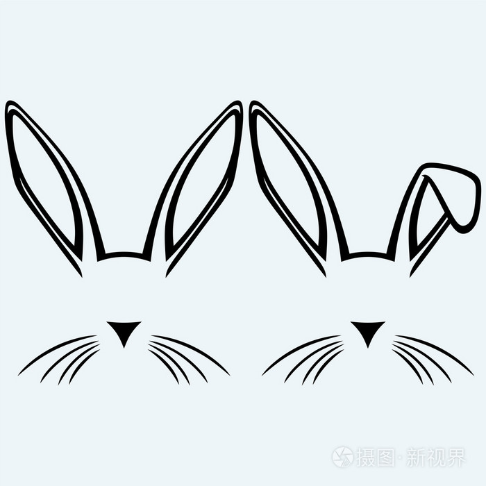 符号兔子耳朵