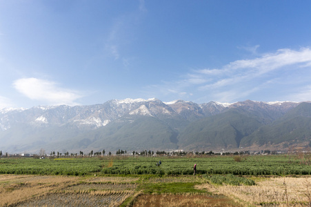 苍山山景