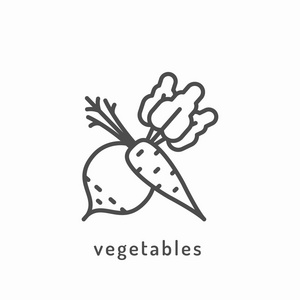 蔬菜标志图标