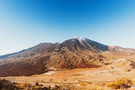 在特内里费岛，西班牙的埃尔泰德火山