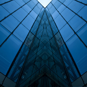 现代建筑玻璃墙
