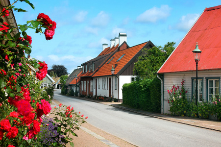 房子，博斯塔德，瑞典斯堪的那维亚，欧洲