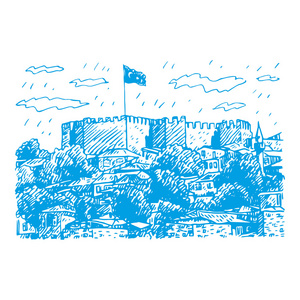 安卡拉城堡，土耳其安卡拉资本市