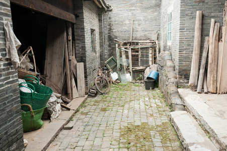 中国传统建筑 旧村庄广西