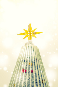 与装饰的圣诞树