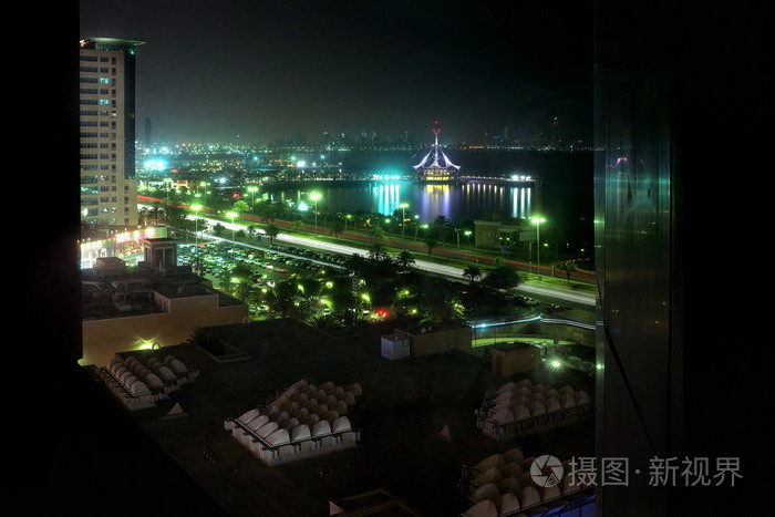 全景科威特夜