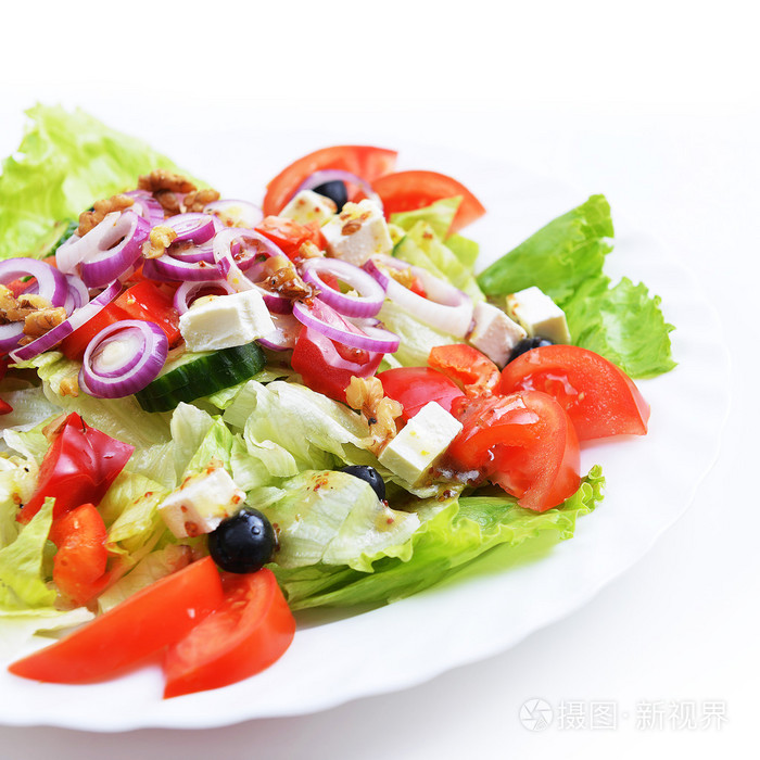 新鲜蔬菜沙拉