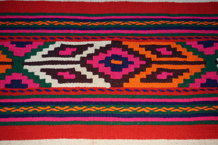 传统的罗马尼亚地毯 元素和图案