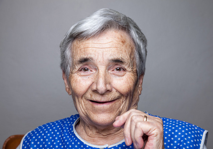 一名老年妇女的肖像