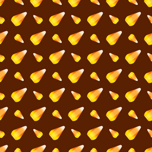 万圣节无缝模式矢量背景假日恐怖壁纸动漫幽灵