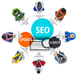 使用计算机和 Seo 的人