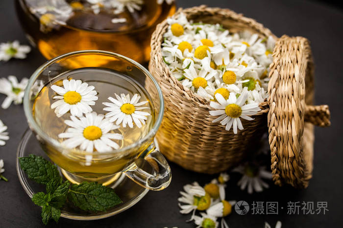 杯洋甘菊茶