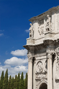拱的君士坦丁在罗马