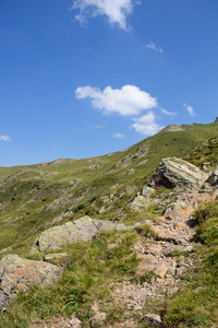 在 Lesachtal 克恩顿奥地利 Geo 足迹 Wolayersee 徒步旅行