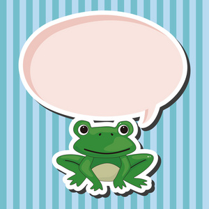动物青蛙卡通主题元素