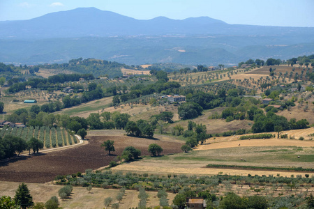 图韦里纳卢格纳诺的乡村景观意大利翁布里亚