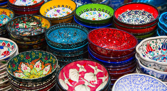 传统土耳其陶瓷