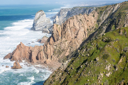 cabo da roca，欧洲，葡萄牙的西方点